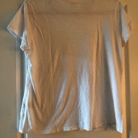 Madewell rainbow collar white tee - Picture 4 of 4
